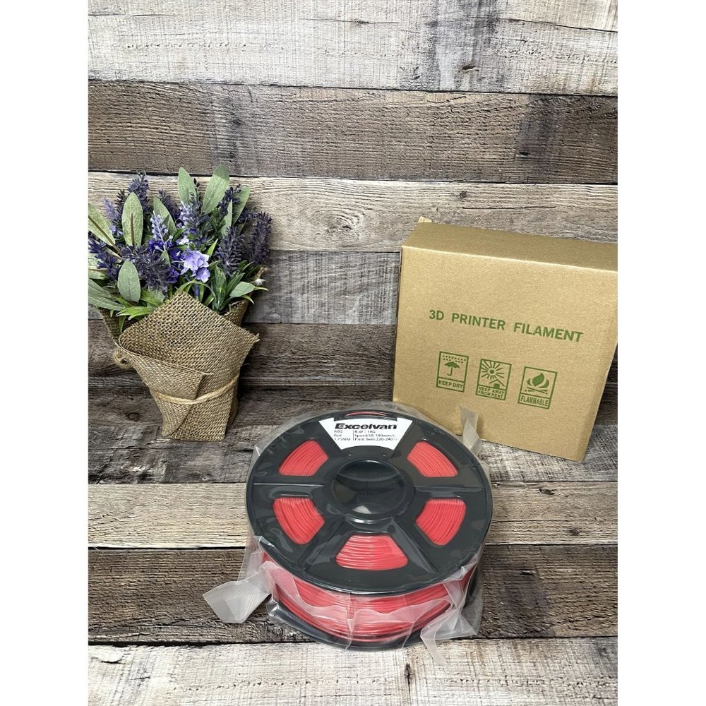 Excelvan 3D Printer Filament 1.75mm 1KG Red